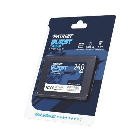 Patriot Burst Elite - SSD - 240 GB - internal - 2.5" - SATA 6Gb / s - 6