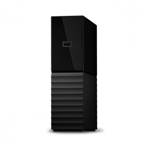 WD My Book WDBBGB0160HBK - Hard drive - encrypted - 16 TB - external (desktop) - USB 3.0 - 256-bit AES - black - 4
