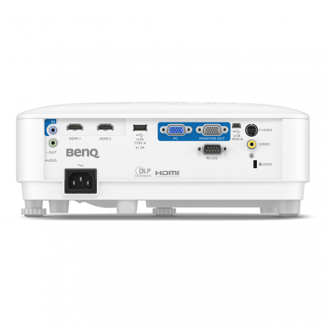 BenQ MW560 - DLP projector - portable - 3D - 4000 ANSI lumens - WXGA (1280 x 800) - 16:10 - 720p - 3
