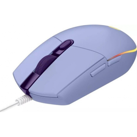 Logitech Gaming Mouse G203 LIGHTSYNC - Mouse - optical - 6 buttons - wired - USB - lilac - 2