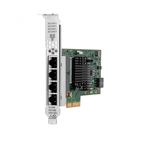 HPE I350-T4 - Network adapter - PCIe 2.0 x4 - Gigabit Ethernet x 4 - for Nimble Storage dHCI Medium Solution with HPE ProLiant DL325 Gen10; ProLiant DL325 Gen10 - 1