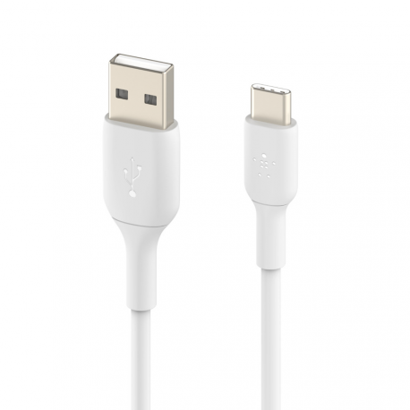 Belkin BOOST CHARGE - USB cable - USB-C (M) to USB (M) - 1 m - white - 5