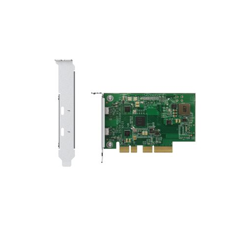 QNAP QXP-T32P - Thunderbolt adapter - PCIe 3.0 x4 low profile - Thunderbolt 3 x 2 - for QNAP TVS-H1288X, TVS-H1688X - 0