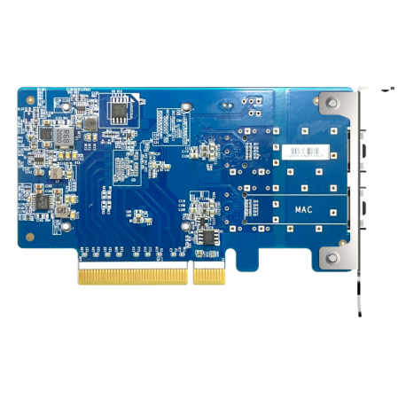 QNAP QXG-25G2SF-CX6 - Network adapter - PCIe 4.0 x8 low profile - 25 Gigabit SFP28 x 2 - for QNAP TS-H2490FU - 4
