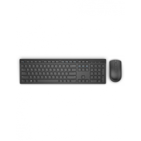 Dell Pro KM5221W - Keyboard and mouse set - wireless - 2.4 GHz - QWERTY - US International - black - 0