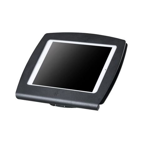 SpacePole C-Frame - Mounting component (enclosure) - for tablet - steel - black - screen size: 12.9" - for Apple 12.9-inch iPad Pro (3rd generation) - 0