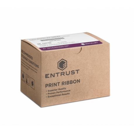 Entrust - Colour (cyan, magenta, yellow, black) - print ribbon (colour) - for Sigma DS3 - 1