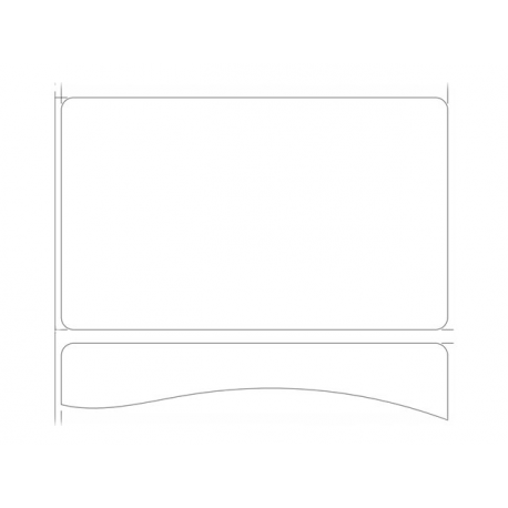 Zebra Z-Perform 1000T - Paper - self-adhesive - 100 x 60 mm 9000 label(s) (3 roll(s) x 3000) labels - 1