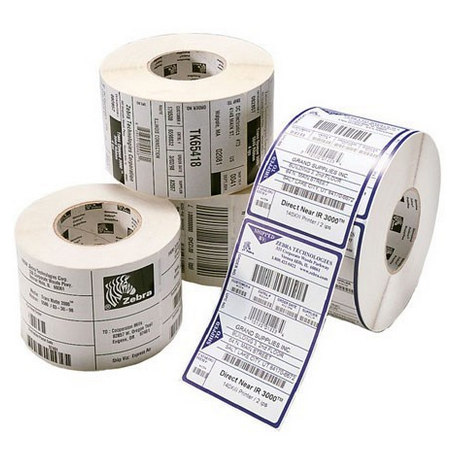 Zebra Z-Perform 1000T - Paper - matte - permanent adhesive - uncoated - 130 micron - 64 x 13 mm 9449 label(s) (1 roll(s) x 9449 labels - 0