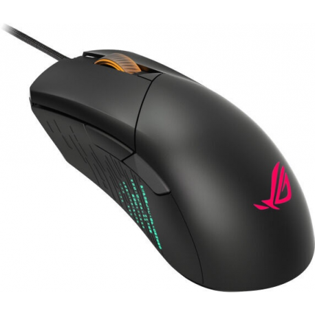 ASUS ROG Gladius III - Mouse - right-handed - optical - 6 buttons - wireless - USB 2.0 - black - 1