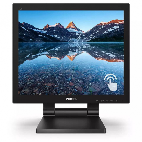 Philips B Line 172B9TL - LED monitor - 17" - touchscreen - 1280 x 1024 SXGA @ 60 Hz - TN - 250 cd/m² - 1000:1 - 1 ms - HDMI, DVI-D, VGA, DisplayPort - speakers - black texture - 0
