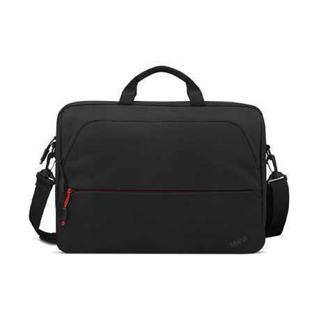 Lenovo ThinkPad Essential Topload (Eco) - Notebook carrying case - 16" - black with red accents - for 100e (3rd Gen); ThinkPad E14 Gen 3; P14s Gen 2; P15s Gen 2; X13 Gen 2; X13 Yoga Gen 2 - 0