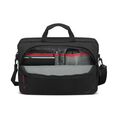Lenovo ThinkPad Essential Topload (Eco) - Notebook carrying case - 16" - black with red accents - for 100e (3rd Gen); ThinkPad E14 Gen 3; P14s Gen 2; P15s Gen 2; X13 Gen 2; X13 Yoga Gen 2 - 1