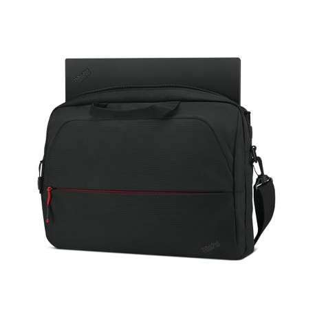 Lenovo ThinkPad Essential Topload (Eco) - Notebook carrying case - 16" - black with red accents - for 100e (3rd Gen); ThinkPad E14 Gen 3; P14s Gen 2; P15s Gen 2; X13 Gen 2; X13 Yoga Gen 2 - 2