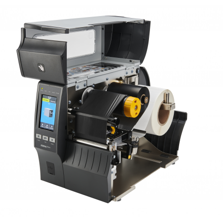 Zebra ZT400 Series ZT411 - Label printer - direct thermal  /  thermal transfer - Roll (11.4 cm) - 203 dpi - up to 356 mm / sec - USB 2.0, LAN, serial, USB host, Bluetooth 4.1 - tear bar - 1