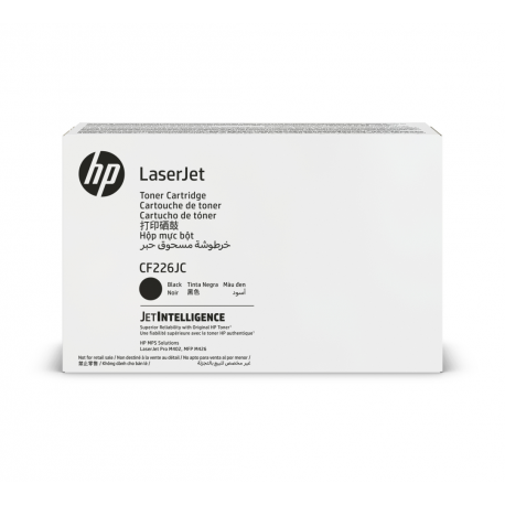 HP CF226JC Black Contract Original LaserJet Toner Cartridge - 0