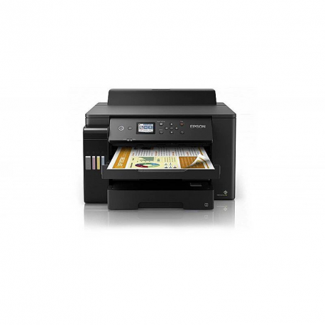 Epson EcoTank L11160 - Printer - colour - Duplex - ink-jet - A3 - 4800 x 1200 dpi - up to 25 ppm (mono)  /  up to 25 ppm (colour) - capacity: 550 sheets - USB, LAN, Wi-Fi - black - 0