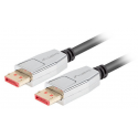 Lanberg Premium - DisplayPort cable - DisplayPort (M) to DisplayPort (M) - DisplayPort 1.4 - 1 m - 8K60Hz support, 5K120Hz support, 4K240Hz support - black