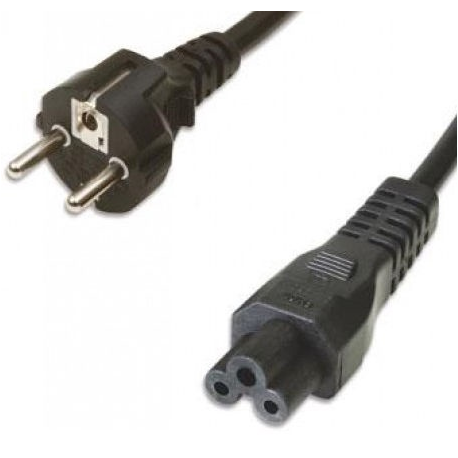 goobay NK 114 S-180 - Power cable - IEC 60320 C5 to CEE 7/7 (M) - AC 250 V - 1.8 m - black - 0