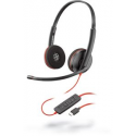 Poly Blackwire C3220 USB-C - 3200 Series - headset - on-ear - wired - USB-C - noise isolating - black