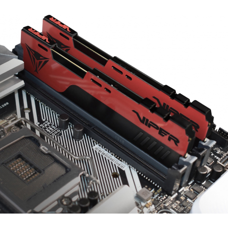 Viper Elite II - DDR4 - module - 16 GB - DIMM 288-pin - 3200 MHz / PC4-25600 - CL18 - 1.35 V - unbuffered - non-ECC - black, red - 7