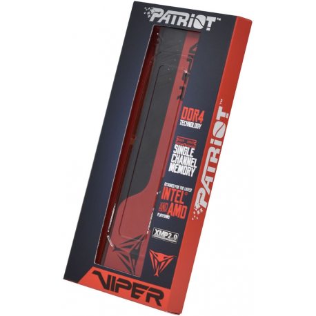 Viper Elite II - DDR4 - module - 16 GB - DIMM 288-pin - 3200 MHz / PC4-25600 - CL18 - 1.35 V - unbuffered - non-ECC - black, red - 25