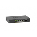 NETGEAR Plus GS305EPP - Switch - smart - 5 x 10/100/1000 (4 PoE+) - desktop, wall-mountable - PoE+ (120 W)