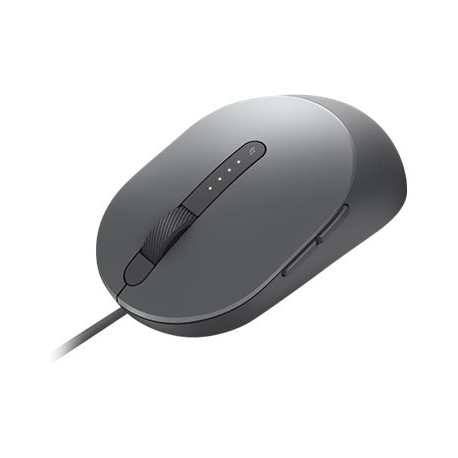 Dell MS3220 - Mouse - laser - 5 buttons - wired - USB 2.0 - titan grey - with 3 years Advanced Exchange Service - for Latitude 3120, 5320, 54XX, 5520, 7320, 7420, 7520, 9420 2-in-1 - 7
