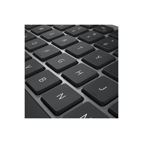 Dell Multi-Device Wireless Keyboard and Mouse Combo KM7120W - Keyboard and mouse set - Bluetooth, 2.4 GHz - QWERTY - US International - titan grey - for Precision Mobile Workstation 3551; XPS 15 9500 - 7