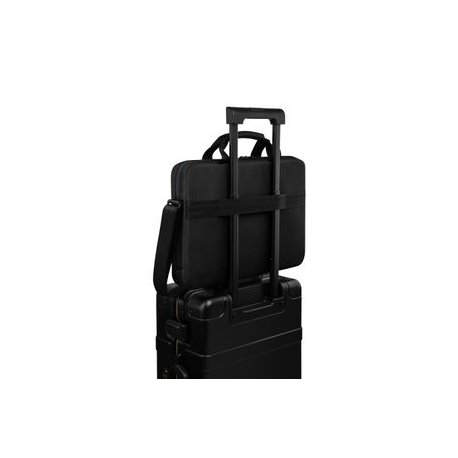 Dell Essential Briefcase 15 - Notebook carrying case - 15.6" - black reflective printing with bumped up texture (pack of 10) - for Latitude 5320, 54XX, 7320, 7420, 7520, 9420 2-in-1; Precision Mobile Workstation 3560 - 4