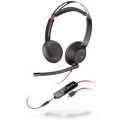 Poly - Plantronics Blackwire 5220 - 5200 Series - headset - on-ear - wired - 3.5 mm jack, USB-C