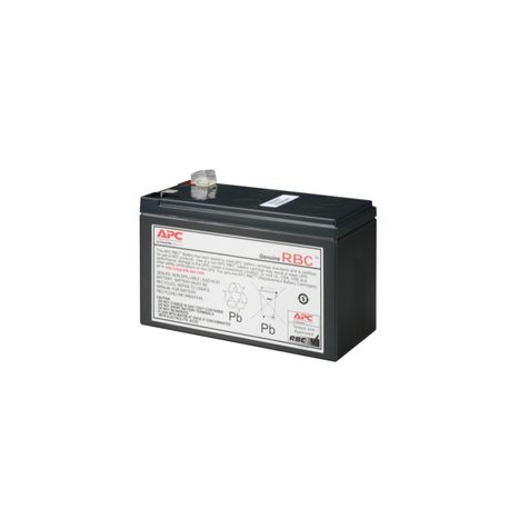 APC Replacement Battery Cartridge #164 - UPS battery - 1 x battery - Lead Acid - 128 Wh - black - for Back-UPS Pro BR900MI - 0