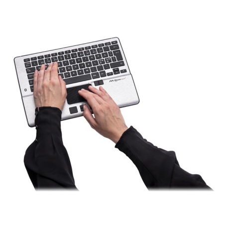 Mousetrapper Alpha - Keyboard - with touchpad - wireless - USB, Bluetooth 4.2 - 1