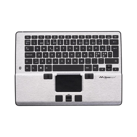 Mousetrapper Alpha - Keyboard - with touchpad - wireless - USB, Bluetooth 4.2 - 2