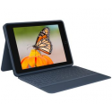 Logitech Rugged Combo 3 - Keyboard and folio case - Apple Smart connector - classic blue - for Apple 10.2-inch iPad (7th generation, 8th generation)