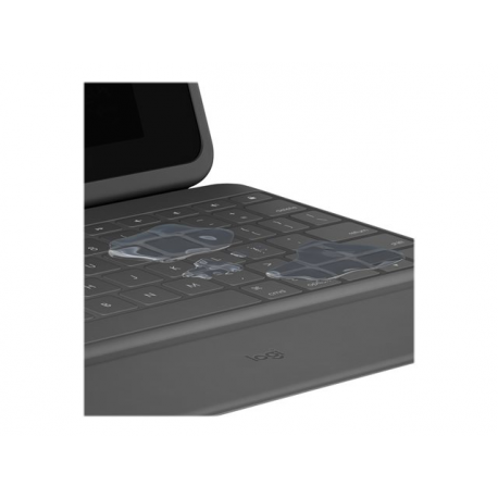 Logitech Rugged Combo 3 - Keyboard and folio case - Apple Smart connector - classic blue - for Apple 10.2-inch iPad (7th generation, 8th generation) - 21