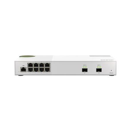 QNAP QSW-M2108-2S - Switch - Managed - 2 x 10 Gigabit SFP+ + 8 x 2.5GBase-T - desktop - 0