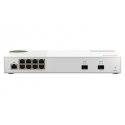 QNAP QSW-M2108-2S - Switch - Managed - 2 x 10 Gigabit SFP+ + 8 x 2.5GBase-T - desktop