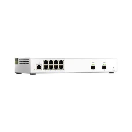 QNAP QSW-M2108-2S - Switch - Managed - 2 x 10 Gigabit SFP+ + 8 x 2.5GBase-T - desktop - 2