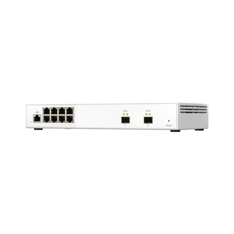 QNAP QSW-M2108-2S - Switch - Managed - 2 x 10 Gigabit SFP+ + 8 x 2.5GBase-T - desktop - 3