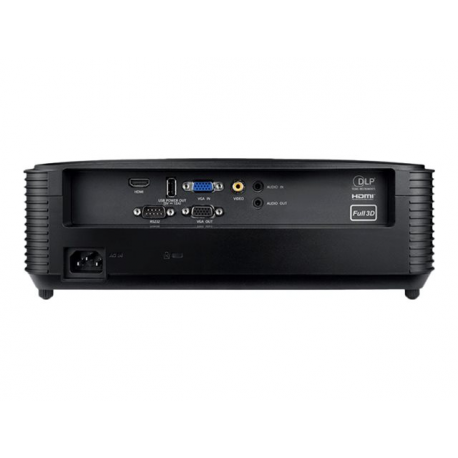 Optoma W400LVe - DLP projector - portable - 3D - 4000 ANSI lumens - WXGA (1280 x 800) - 16:10 - 1080p - 5