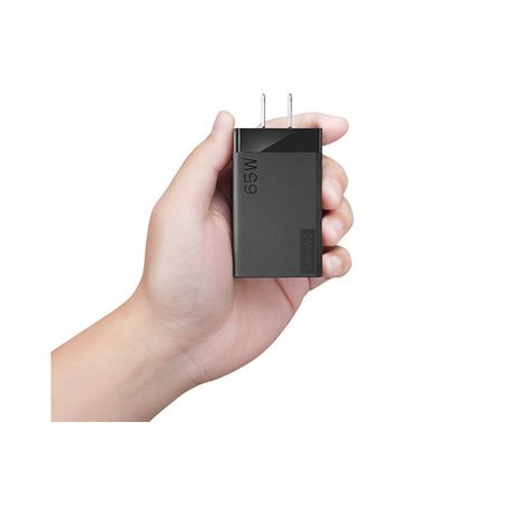 Lenovo 65W USB-C Travel Adapter - Power adapter - AC 100-240 V - 65 Watt - black - for ThinkBook 14 G4+ IAP; ThinkPad E14 Gen 4; E15 Gen 4; X1 Carbon Gen 10 - 3