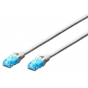 DIGITUS - Patch cable - RJ-45 (M) to RJ-45 (M) - 30 m - UTP - CAT 5e - booted, snagless - grey