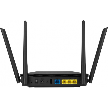 ASUS RT-AX53U - Wireless router - 3-port switch - GigE - 802.11a/b/g/n/ac/ax - Dual Band - 1