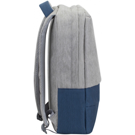 NB BACKPACK ANTI-THEFT 17.3"/7567 GREY/DARK BLUE RIVACASE - 5