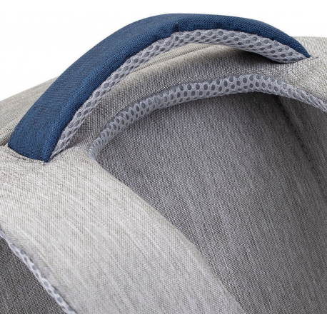 NB BACKPACK ANTI-THEFT 17.3"/7567 GREY/DARK BLUE RIVACASE - 8