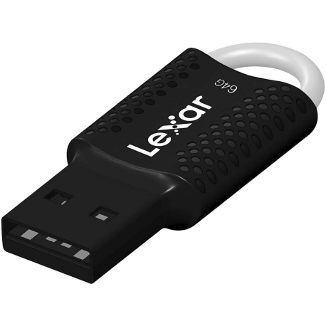 Lexar JumpDrive V40 - USB flash drive - 64 GB - USB 2.0 - black - 1