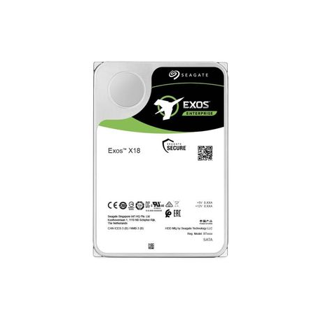 Seagate Exos X18 ST14000NM004J - Hard drive - 14 TB - internal - SAS 12Gb/s - 7200 rpm - buffer: 256 MB - 0