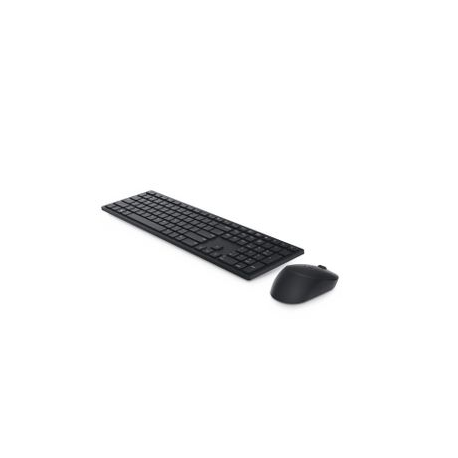Dell Pro KM5221W - Keyboard and mouse set - wireless - 2.4 GHz - QWERTY - Pan Nordic - black - for Latitude 3320, 3520, 7320 Detachable - 1