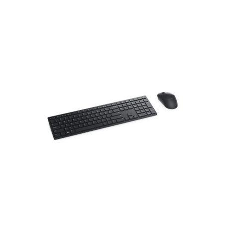 Dell Pro KM5221W - Keyboard and mouse set - wireless - 2.4 GHz - QWERTY - Pan Nordic - black - for Latitude 3320, 3520, 7320 Detachable - 6